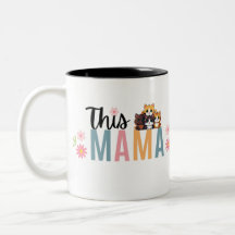 Famoso gato Mama Mug Cat Mamá Día de la Madre taza