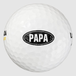 Famoso juego de pelota de golf del Día del Padre p