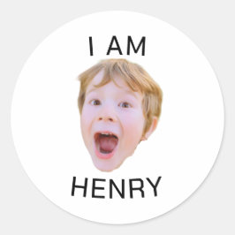 Famoso Personalizado Face Pegatina Cumpleaños Fies