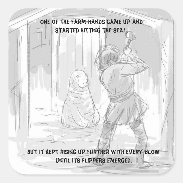 Famoso sello fantasma de la saga de Eyrbyggja (Anverso)