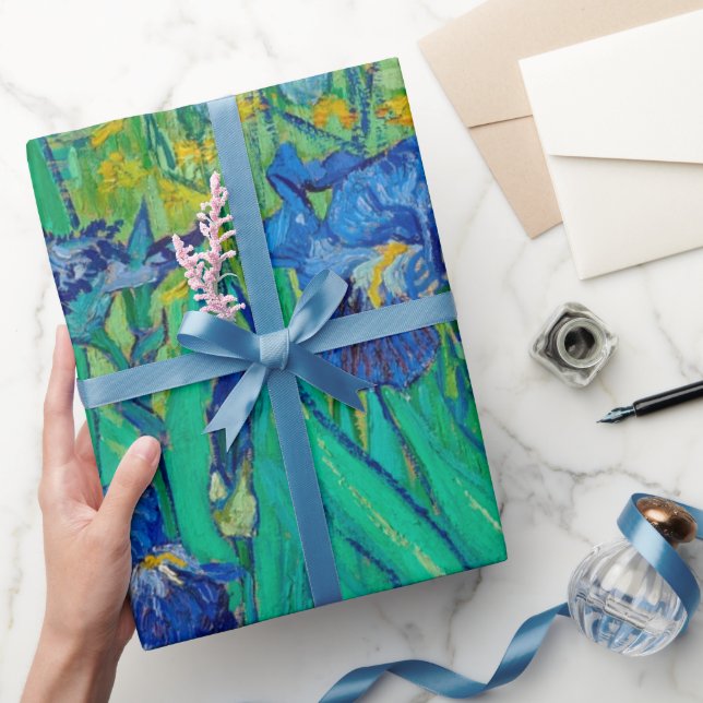 Famoso van gogh pintando papel envuelto (Regalar)