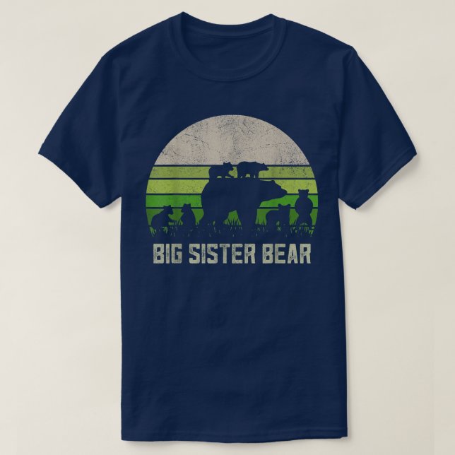 Famosos Camisetas mayores de hermandad, 6 niños de (Diseño del anverso)