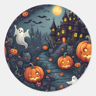 Famosos Pegatinas nocturnos de Halloween obsesiona