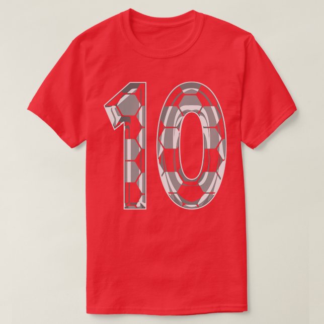 Fan 1 del jugador 10 de Jersey 10 (Diseño del anverso)