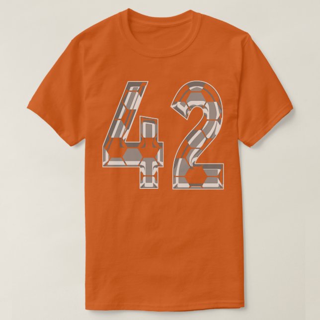 Fan 1 del jugador número 42 de Jersey 42 (Diseño del anverso)