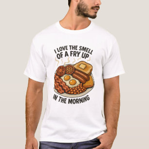 Fan del Desayuno Frito – Camiseta del Desayuno Bri
