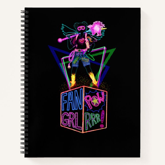 Fan Grl Power divertido cuaderno de bocetos (Anverso)