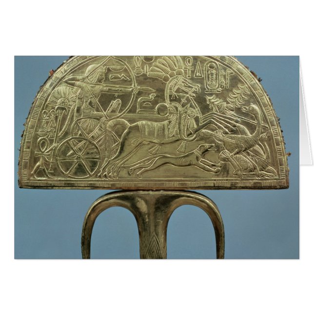 Fanático de plumas de avestruz de la Tumba de (Anverso (Horizontal))