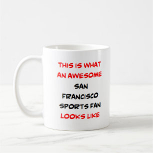fanático de san francisco genial taza de café
