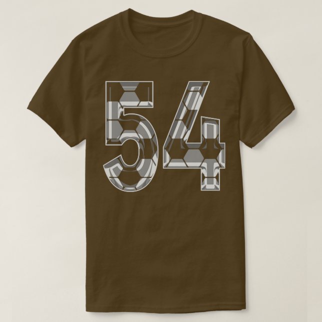 Fanático número 54 Jersey 54 Mom Player (Diseño del anverso)