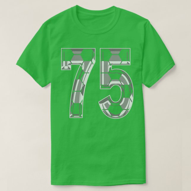 Fanático número 75 Jersey 75 Mom Player (Diseño del anverso)
