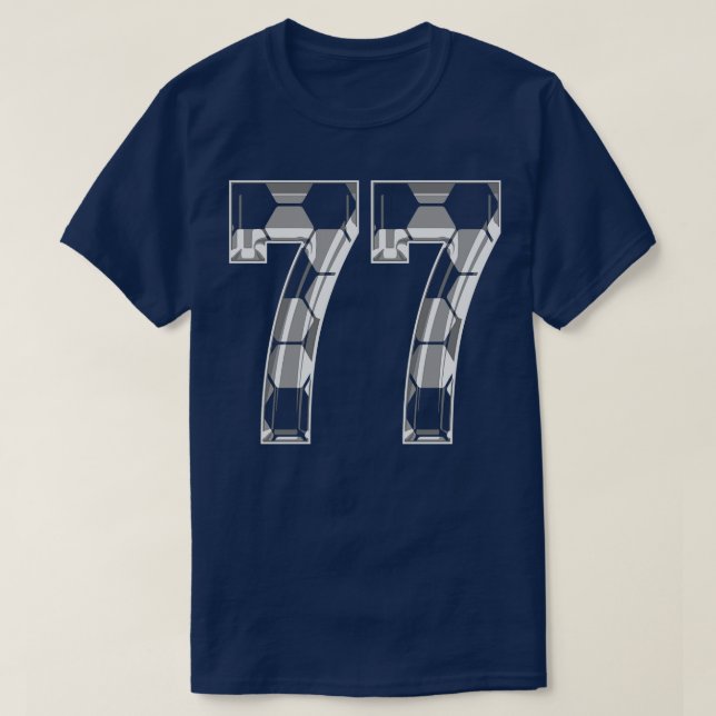 Fanático número 77 Jersey 77 Mom Player (Diseño del anverso)