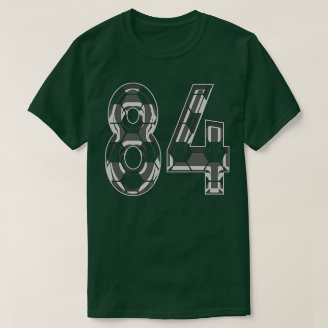 Fanático número 84 Jersey 84 Mom Player (Diseño del anverso)