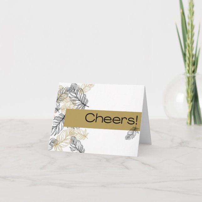 ¡Fancy Feathers! Tarjeta pequeña (Anverso)