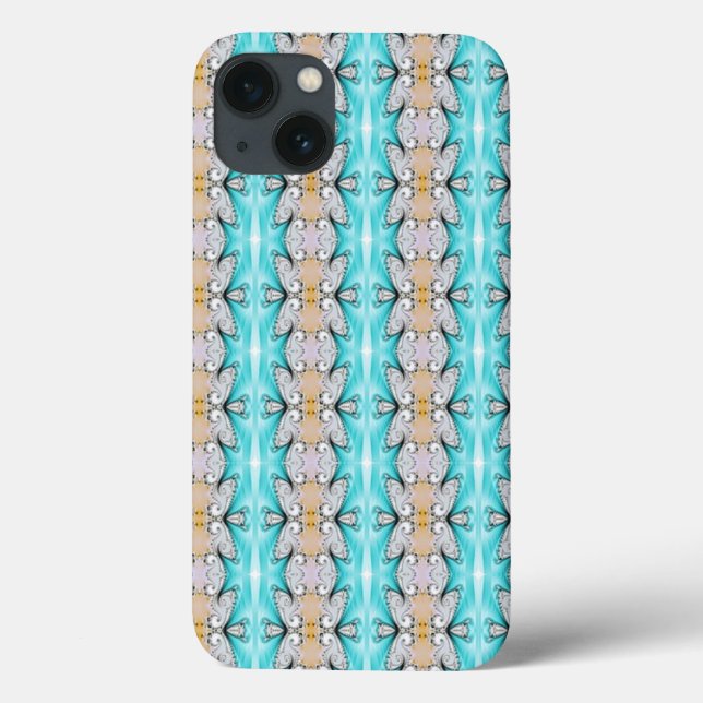 Fancy Floral Ipad Apenas Ahí Funda (Reverso)