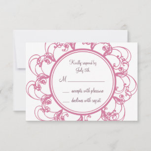 Fancy Floral RSVP