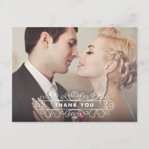 FANCY FRAME BODA GRACIAS POR PUBLICAR TARJETA
