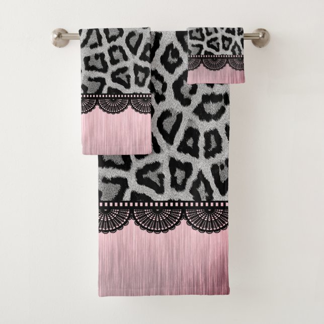 Fancy Leopard and Lace con Rubor rosa  (In situ)