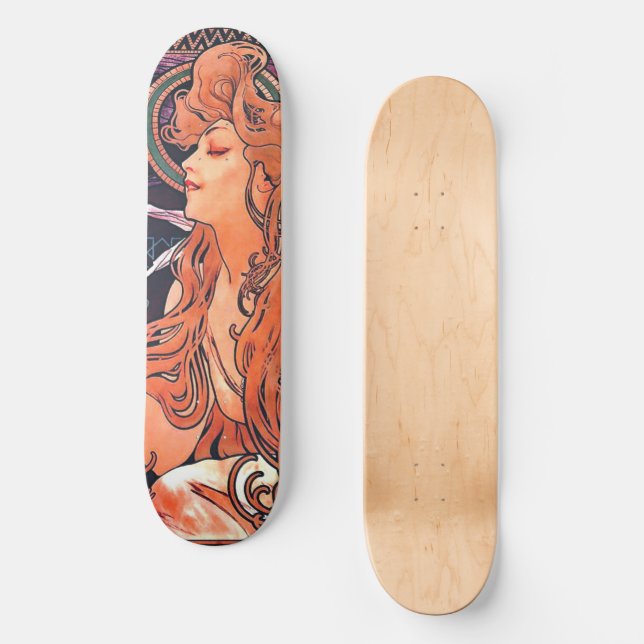 Fancy Mucha Skateboard (Anverso)