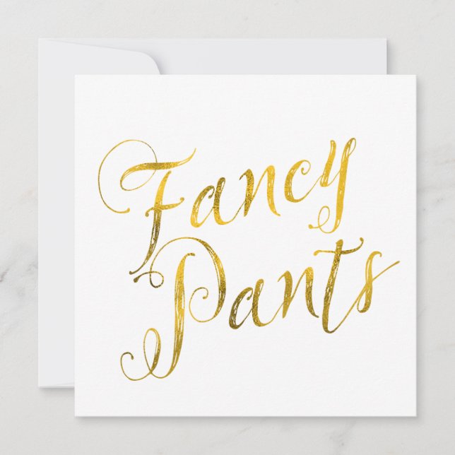 Fancy Pants Cita Relieve metalizado dorado Faux Sp (Anverso)