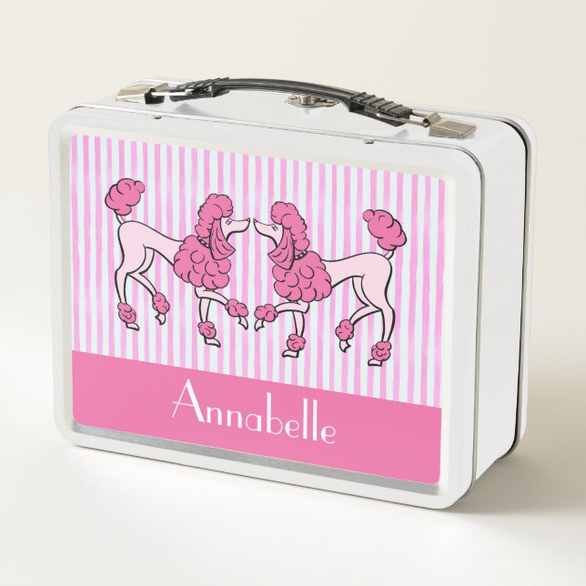 Fancy Pink Poodle Lunch Box (Reverso)