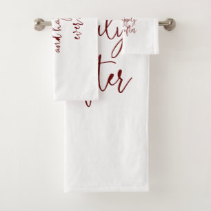 Fancy Script Burgundy Calligraphy Minimalista
