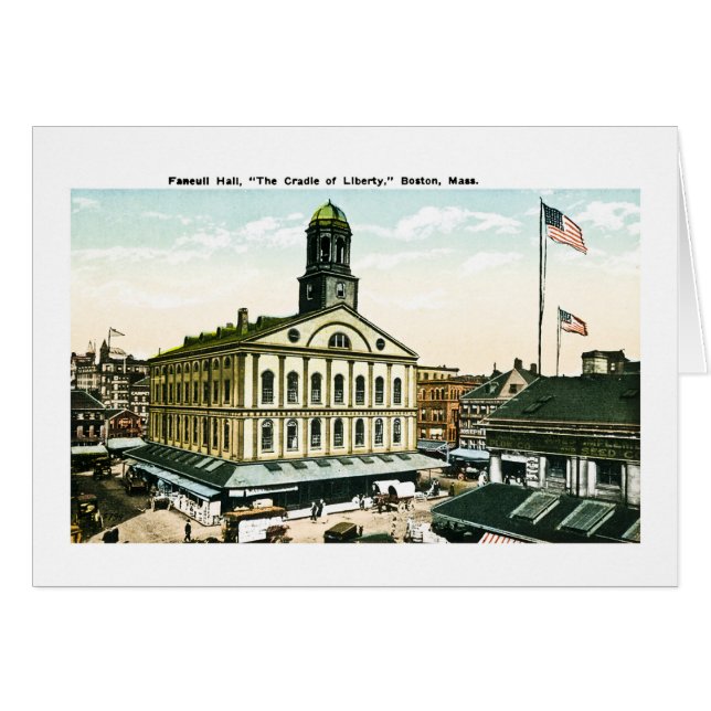 Faneuil Pasillo, Boston, Massachusetts (Anverso (Horizontal))