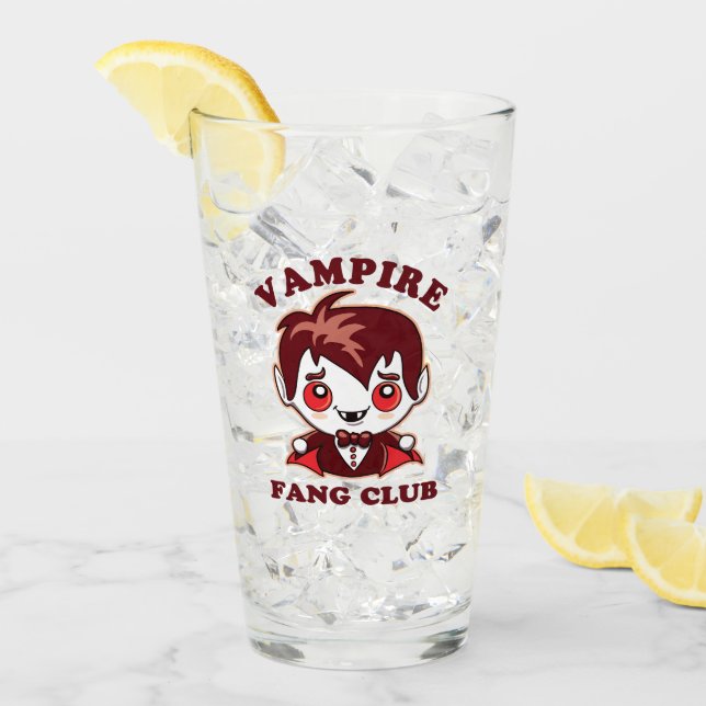 Fang Club | Pun Gracioso Y Vampiro Cute (Anverso (hielo))