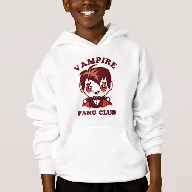 Fang Club | Pun Gracioso Y Vampiro Cute (Anverso)