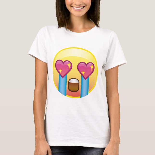 Fangirl excitó el top feliz gritador de la cosecha (Anverso)