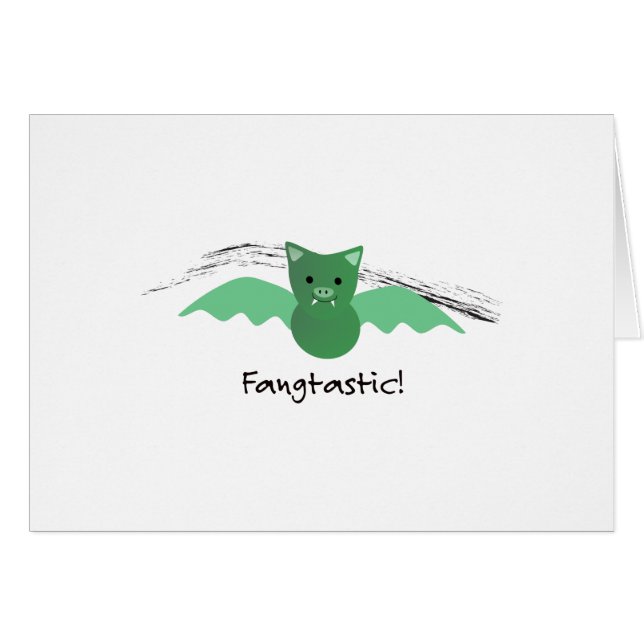 Fangtastic Green Bat (Anverso (Horizontal))
