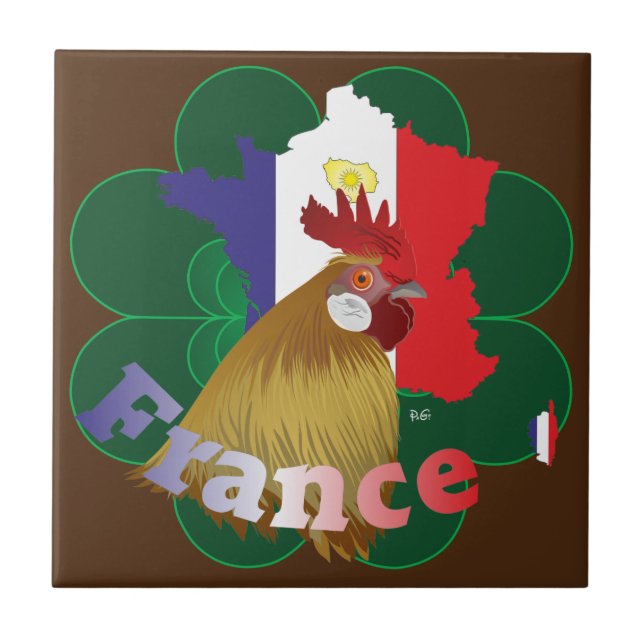 Fankreich - France baldosa (Frente)