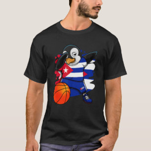 Fans de baloncesto de Jersey de Dabbing Penguin Cu