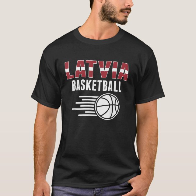 Fans de básquetbol de Letonia Jersey Bandera de Le (Anverso)
