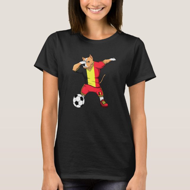 Fans de Dabbing Pitbull Belgium Soccer Jersey Belg (Anverso)