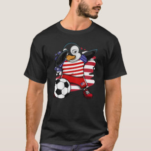 Fans de fútbol de Dabbing Penguin America Jersey U
