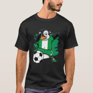 Fans de fútbol de Jersey de Dabbing Penguin Nigeri