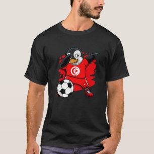 Fans de fútbol de Jersey de Dabbing Penguin Tunisi