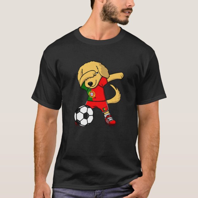 Fans de Fútbol Jersey F de Dab Golden Retriever Po (Anverso)
