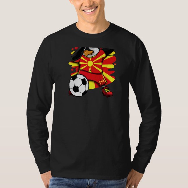 Fans de Jersey del Penguin Macedonia Dabbing (Anverso)