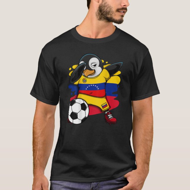 Fans de Jersey del Pingüino Dabbing (Anverso)