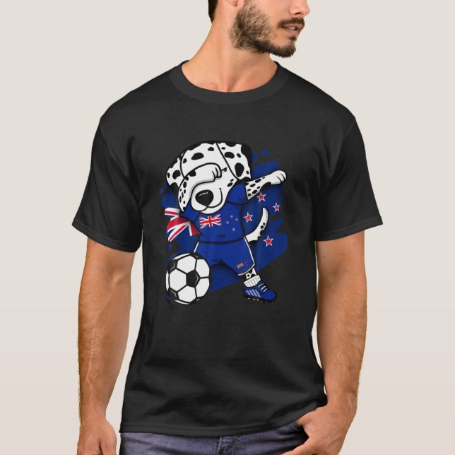Fans de Nueva Zelanda Dabbing Dalmatian Jersey F (Anverso)