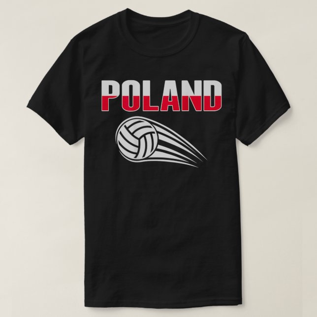 Fans de Voleibol de Polonia Jersey Bandera Polaca  (Diseño del anverso)