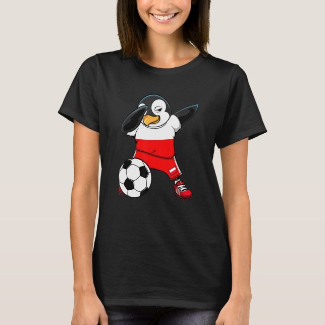 Fans del Fútbol de Jersey del Pingüino de Pintor d (Anverso)