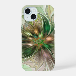 Fantasía abstracta moderna y colorida Flor fractal
