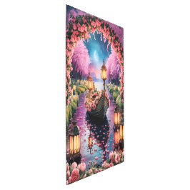 Fantasía acuarela Arte de Barco Ornato con Lintern