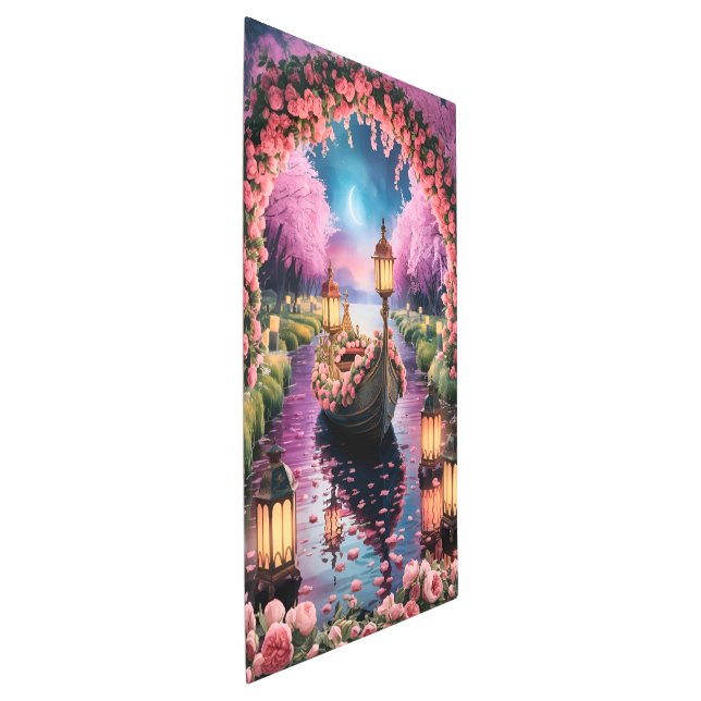 Fantasía acuarela Arte de Barco Ornato con Lintern (3/4)