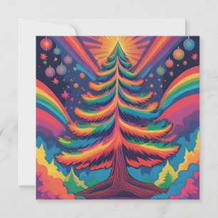 Fantasía Arco Iris Árbol de Navidad y Ornamentos