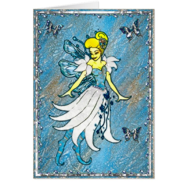 Fantasía azul de cuento de hadas (Frente)