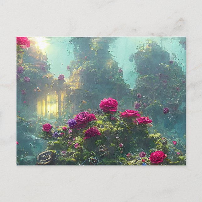 FANTASÍA Bajo el Agua - Tarjeta postal (Anverso)